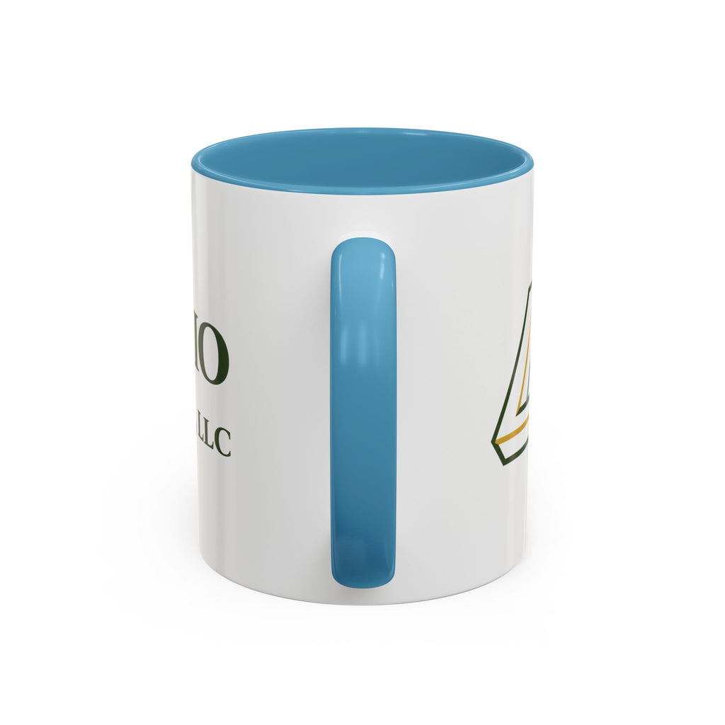 Sagefolio Advisors Logo Accent Coffee Mug — Branded Business Mug (11/15oz)