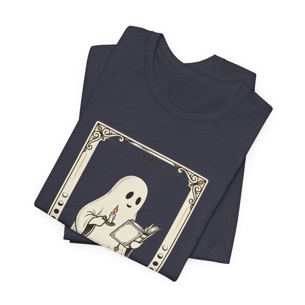 Bookwraith Ghost Reading Tee | Spooky Reader, Halloween Bookish