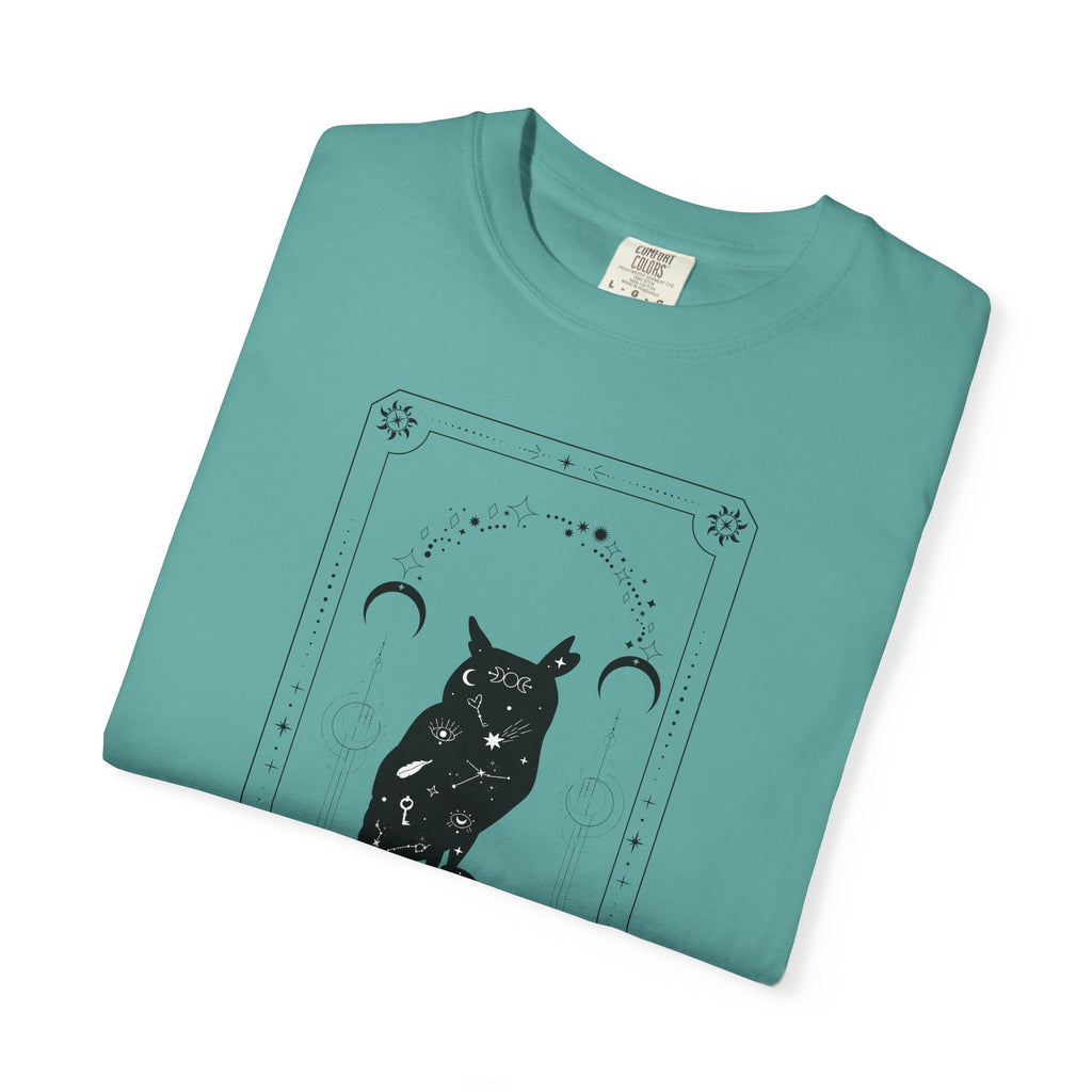 Tarot Owl T-Shirt — The Lunar Arc Mystical Graphic Tee