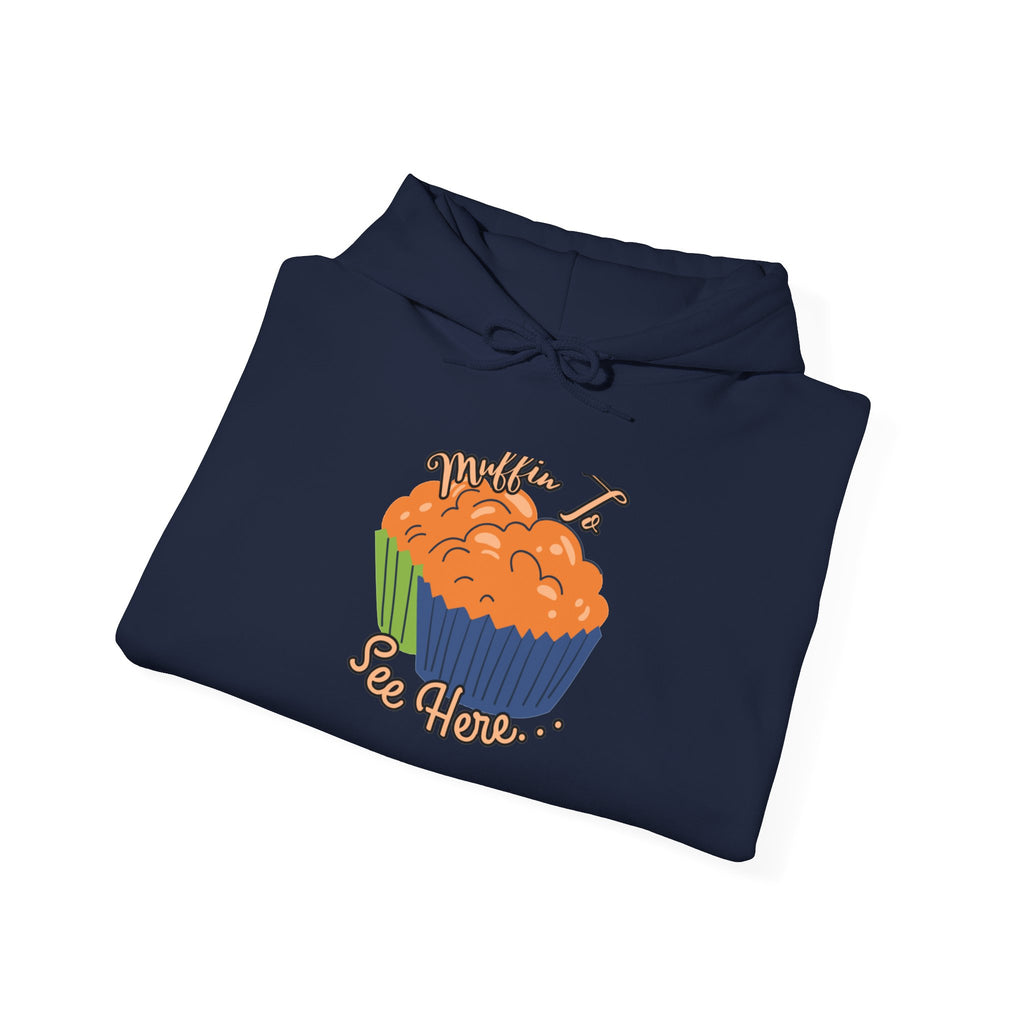 Pumpkin Cupcake Hoodie — Cute Fall Baking Graphic Sweatshirt