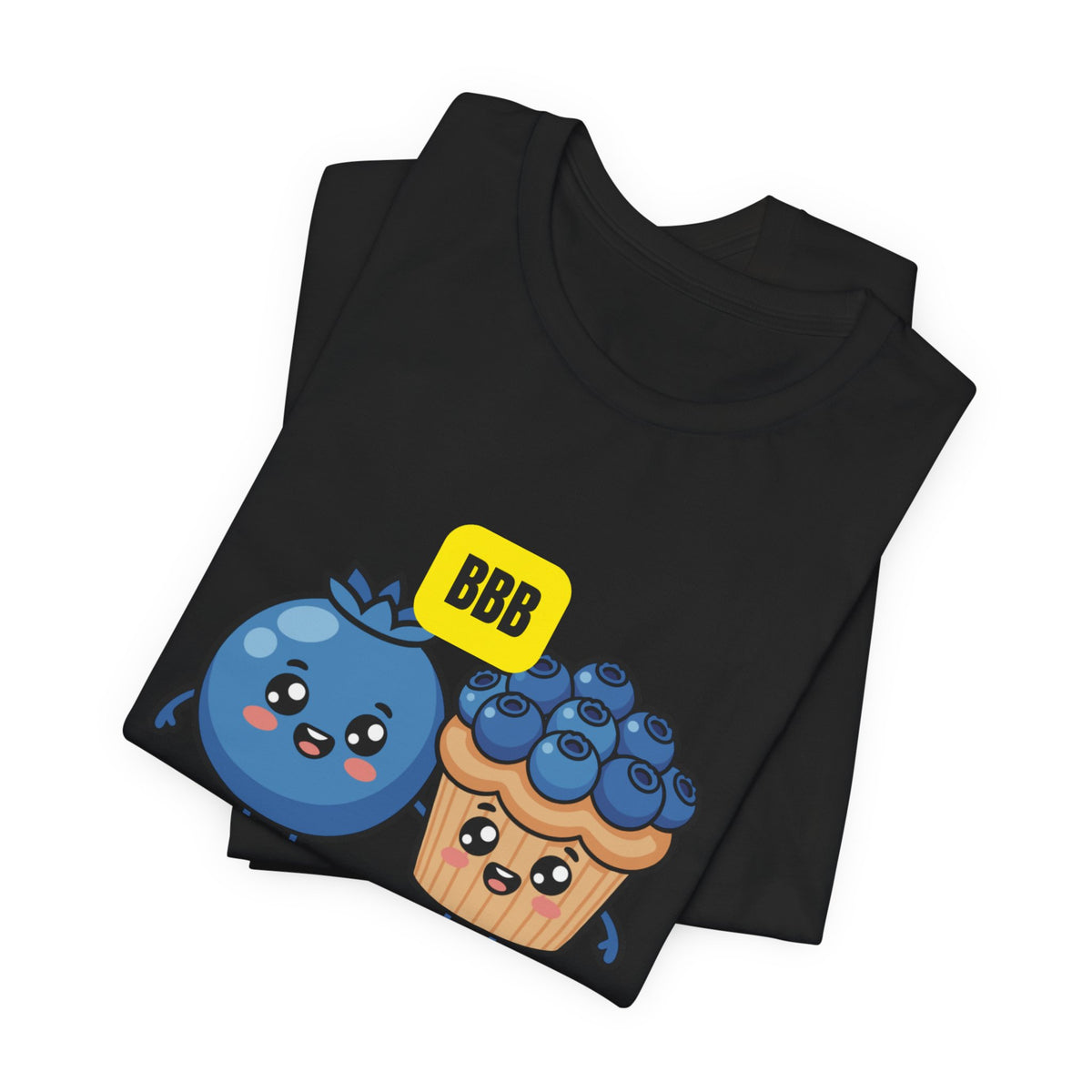 Blueberry Best Buddy Tee — Cute Blueberry & Muffin Graphic T‑Shirt