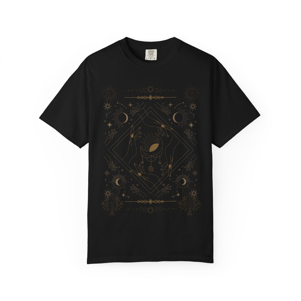 Celestial Moon Phases T-Shirt — Mystic Astrology Graphic Tee