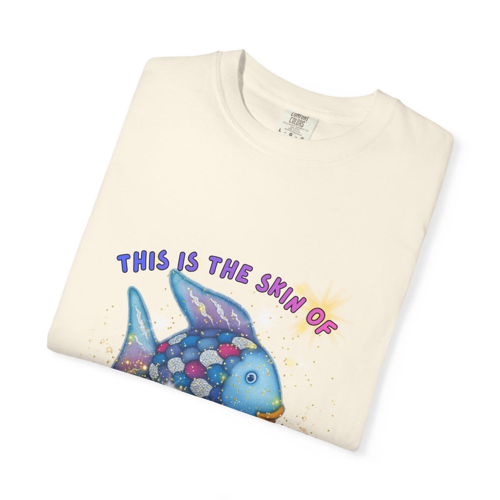 Fish Graphic T-Shirt — "This Is the Skin of a Killer, Bella" Colorful Ocean Artwork