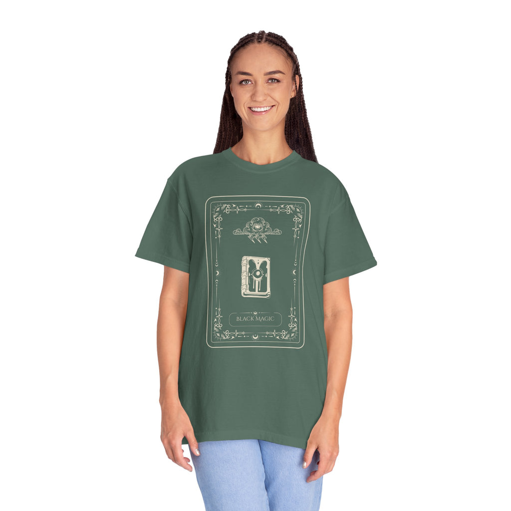 Tarot Bunny Illustration T-Shirt — 'Hold My Hand' Minimal Graphic Tee