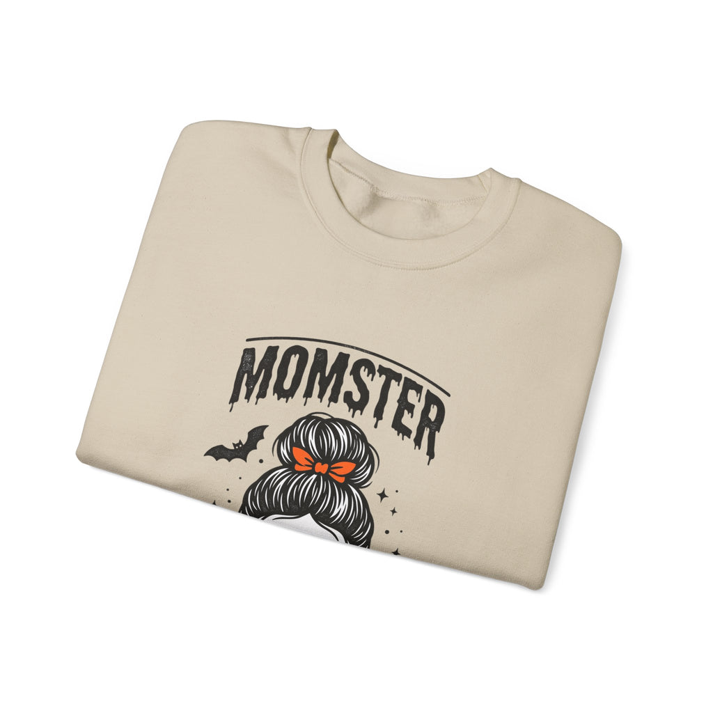 Momster Skull Mom Crewneck Sweatshirt | Halloween mom, bats, spooky season