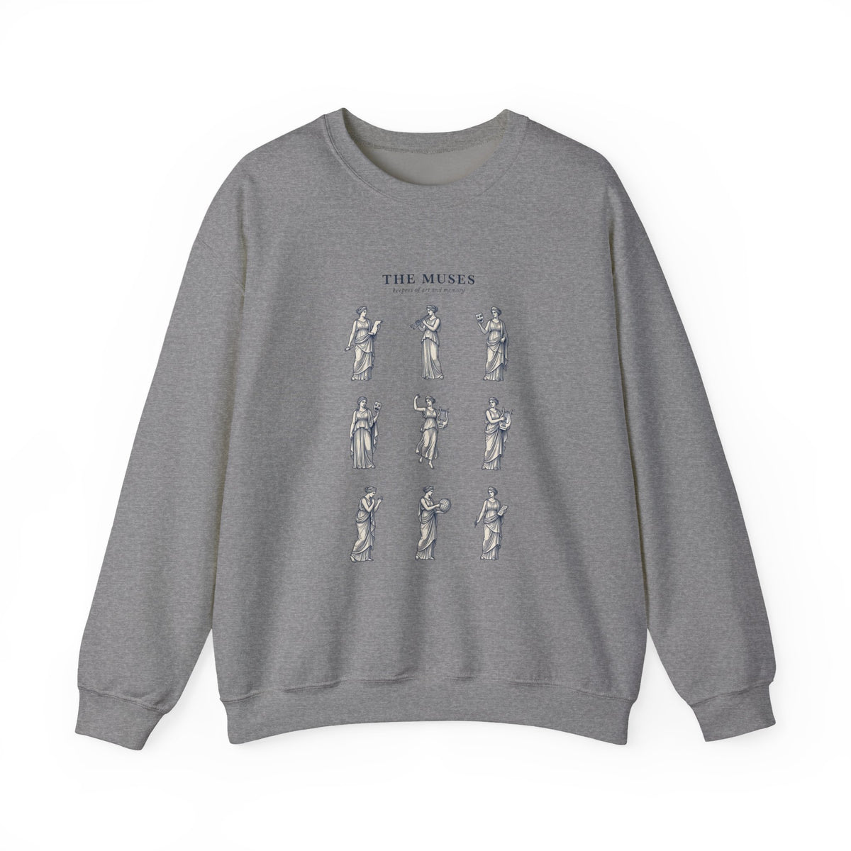 The Muses crewneck sweatshirt | Greek mythology, mythcore, classical art