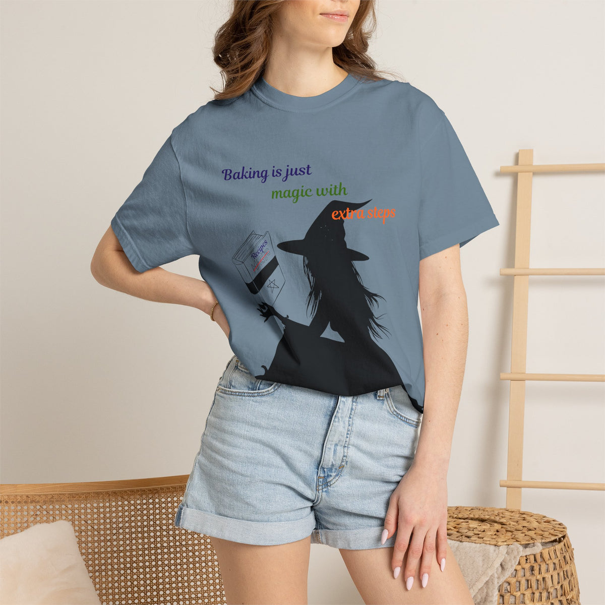 Witch Baker T-Shirt — "Baking is just magic with a step" Halloween Graphic Tee