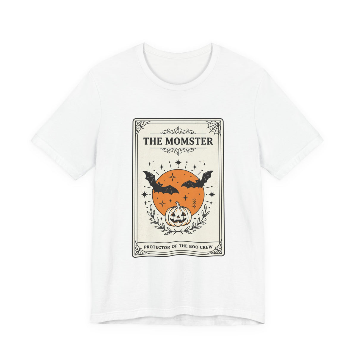 Momster Halloween Pumpkin Bat Tee | Momster Halloween T-Shirt