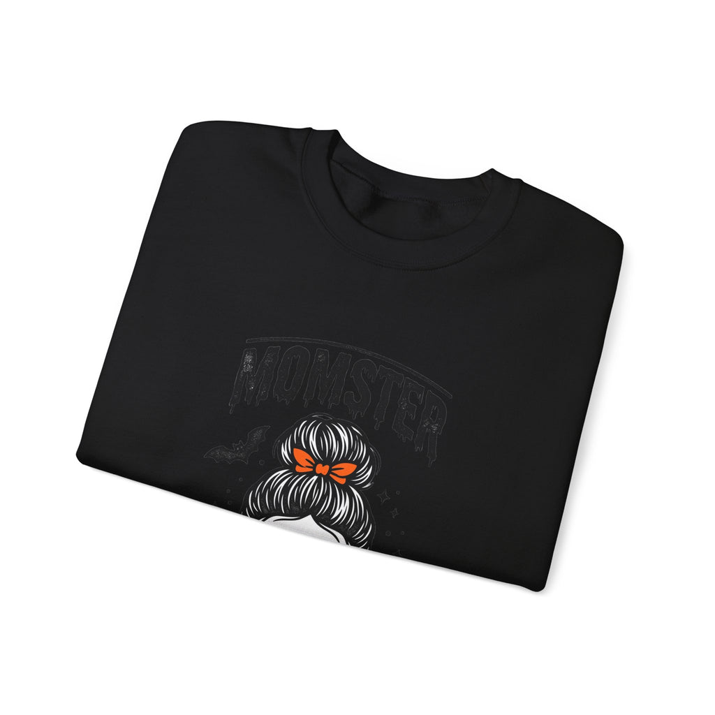 Momster Skull Mom Crewneck Sweatshirt | Halloween mom, bats, spooky season