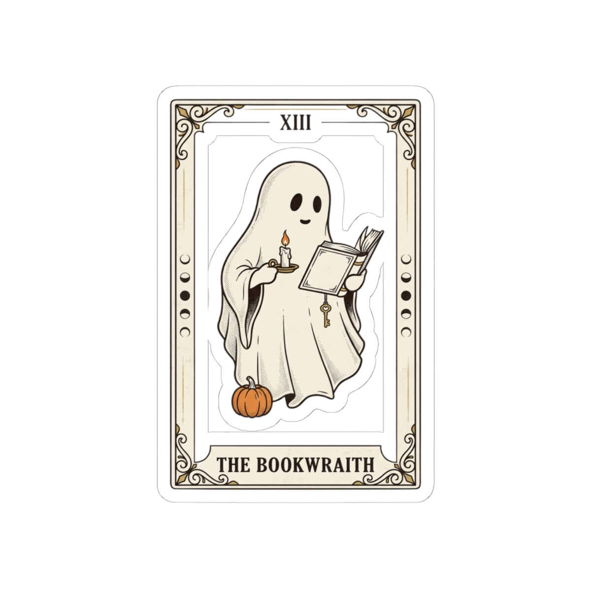 Book Wraith Ghost Sticker | Spooky Reader, Halloween Bookish