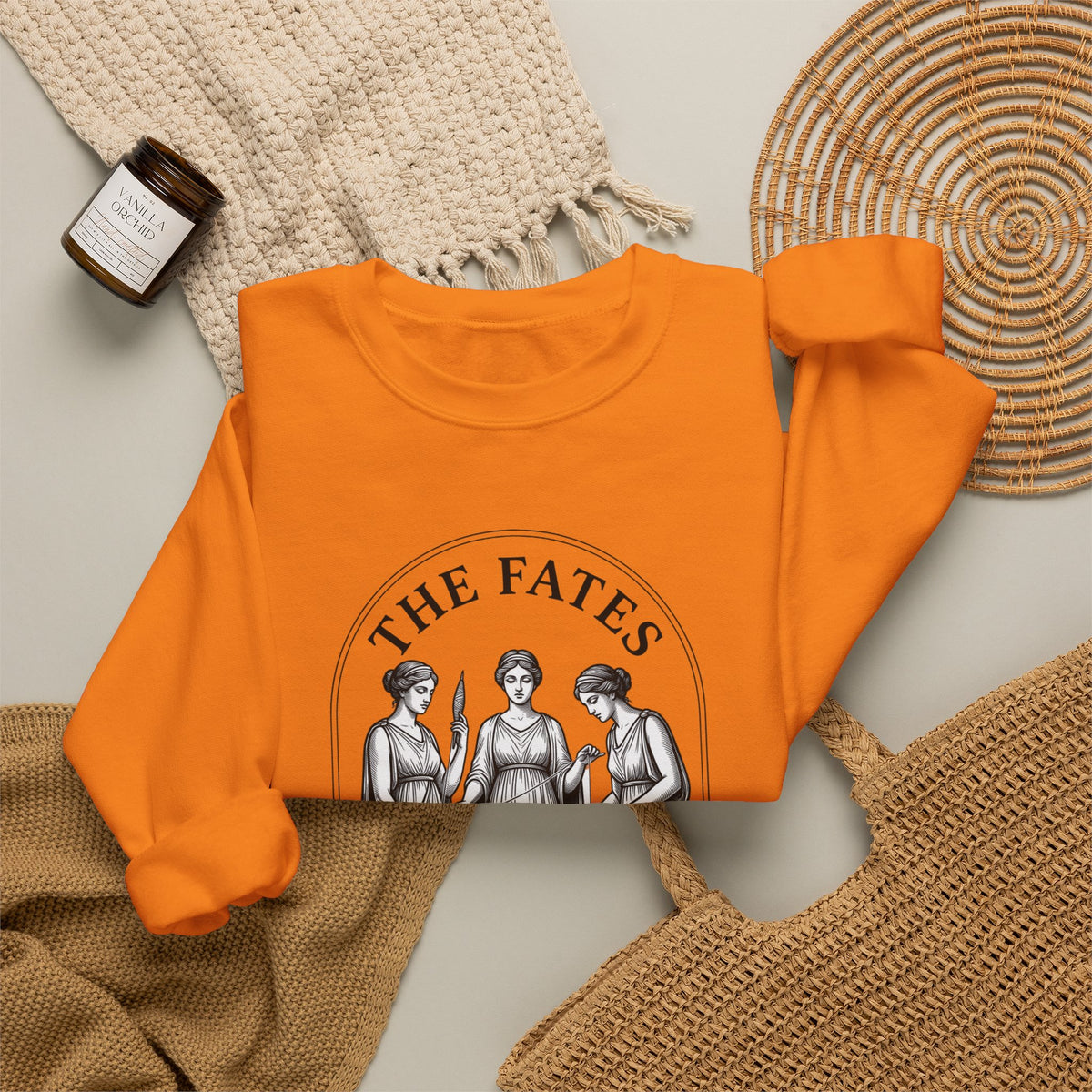 The Fates Greek Mythology Crewneck Sweatshirt | Mythcore Dark Academia