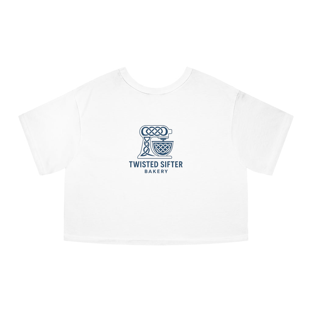 Bakery Crew Graphic Cropped T-Shirt — 'Sunset Daddy' Retro Dance Design