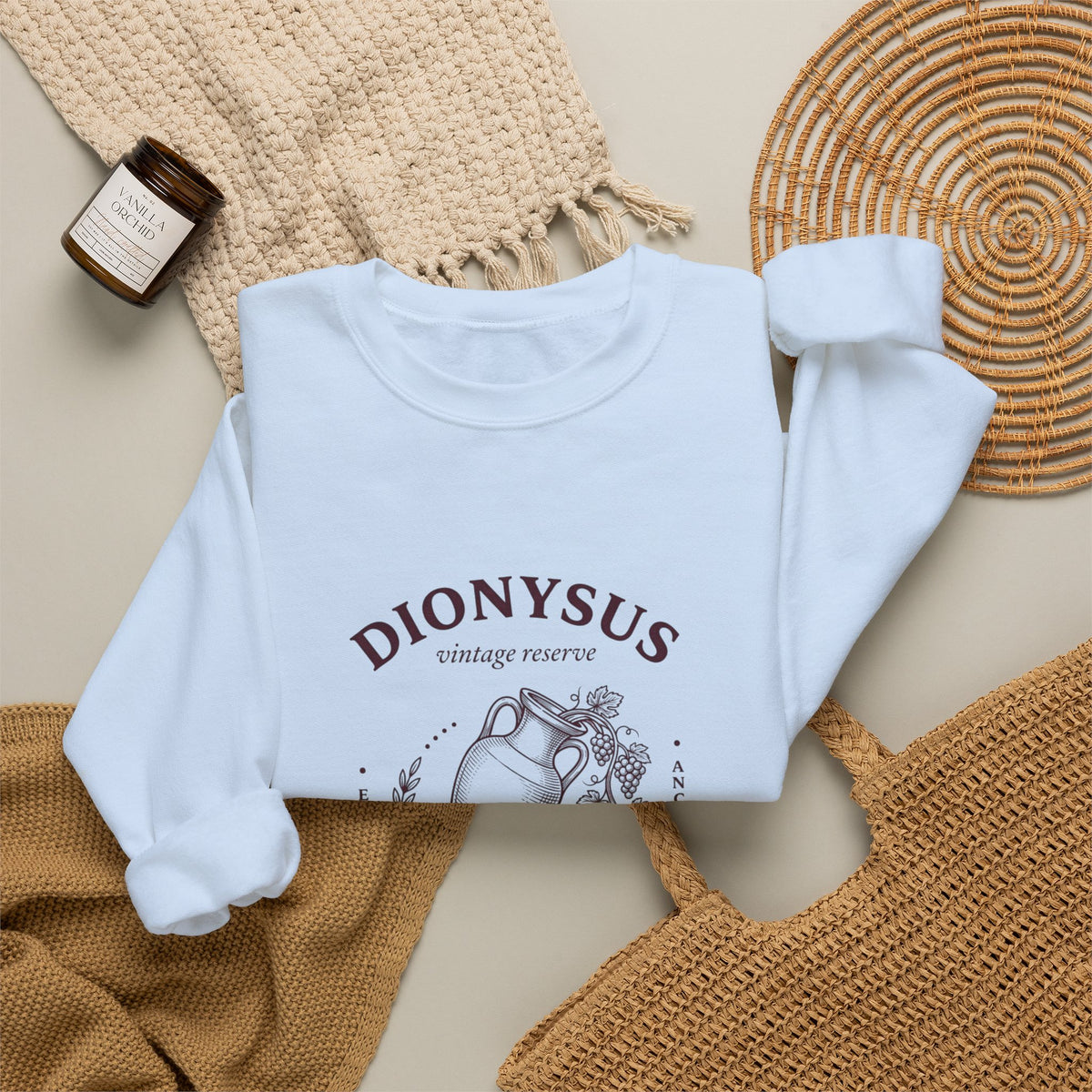 Dionysus Wine Society Crewneck Sweatshirt | Greek Mythology, Mythcore