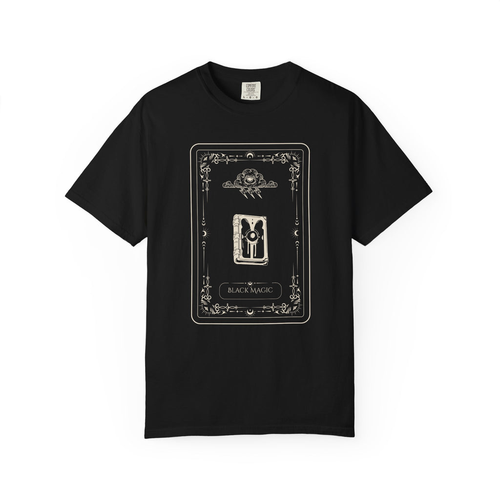 Tarot Bunny Illustration T-Shirt — 'Hold My Hand' Minimal Graphic Tee