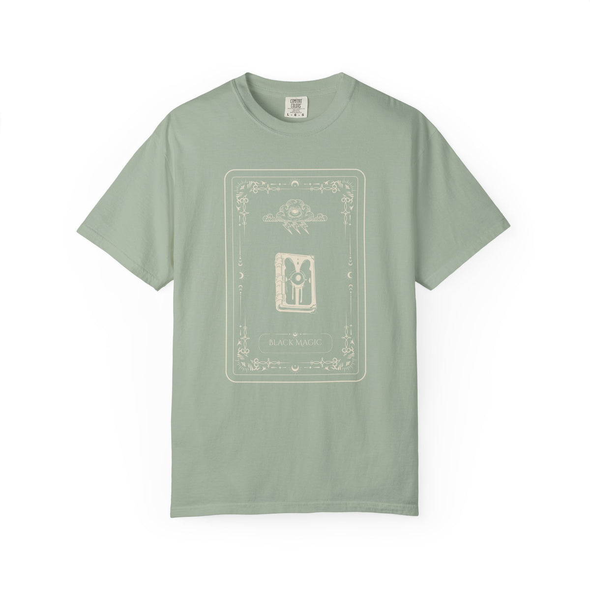Tarot Bunny Illustration T-Shirt — 'Hold My Hand' Minimal Graphic Tee