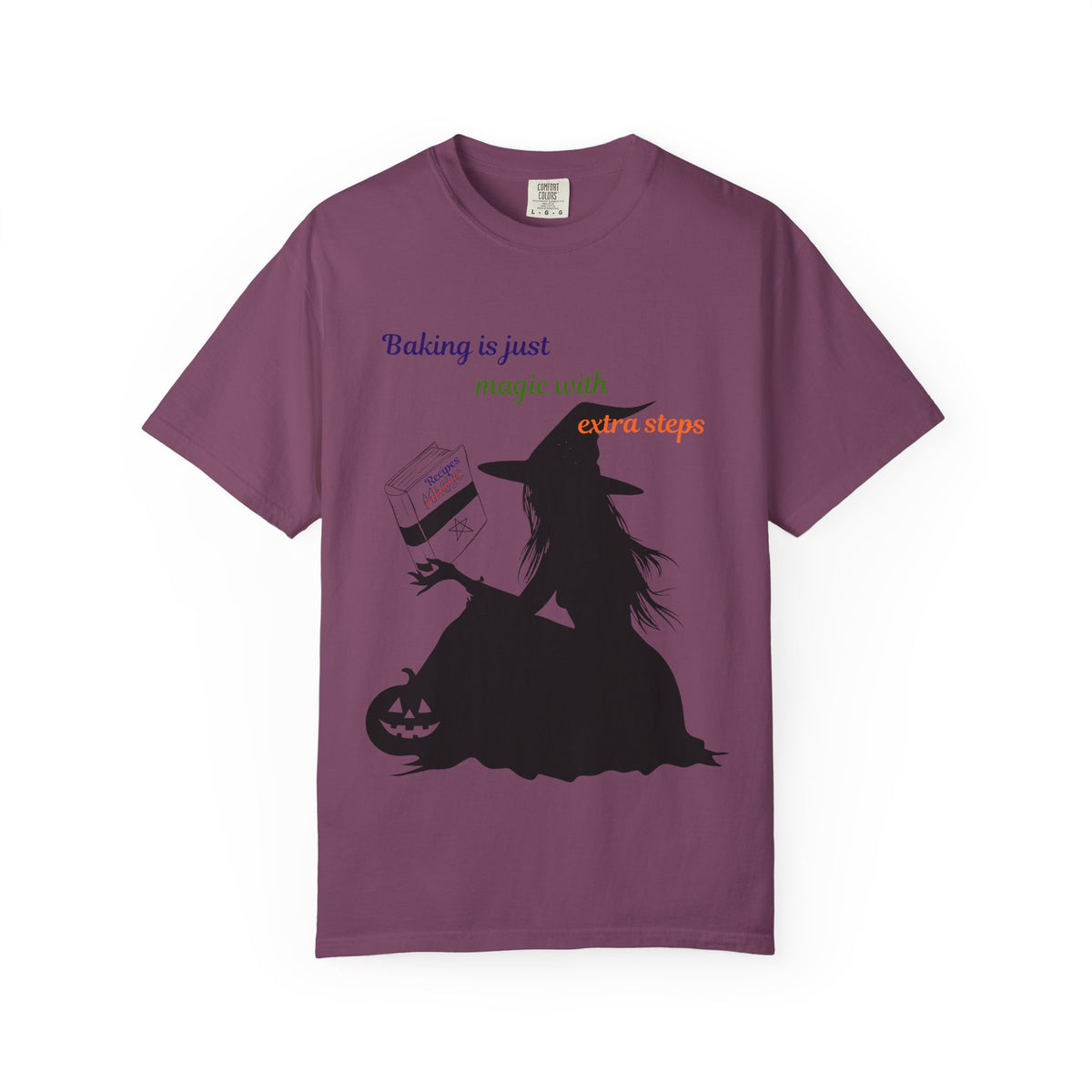 Witch Baker T-Shirt — "Baking is just magic with a step" Halloween Graphic Tee