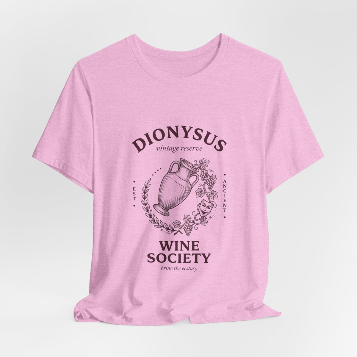 Dionysus Wine Society Tee | Greek Mythology, Mythcore Classic