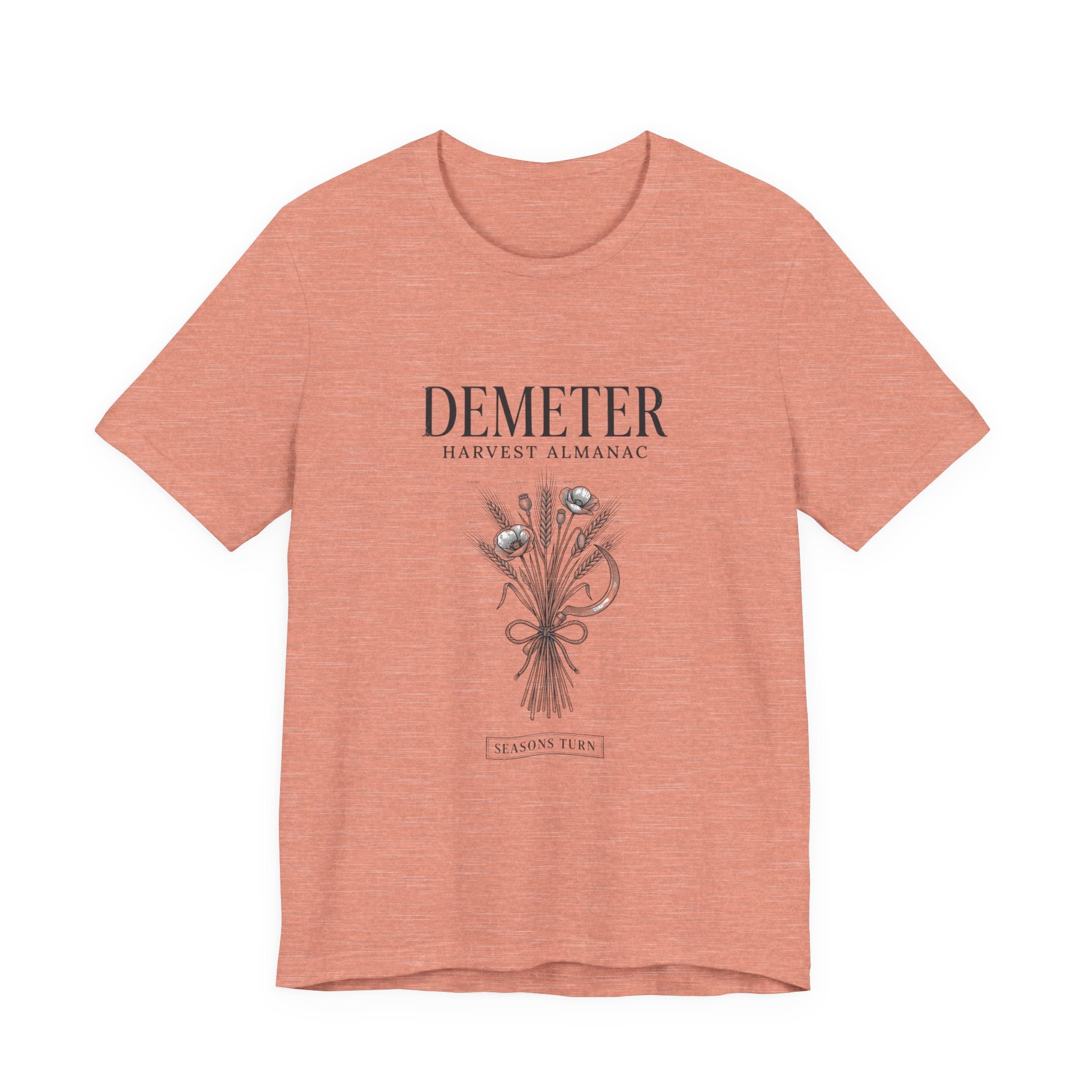 Demeter Harvest Almanac T-Shirt | Greek Mythology, Mythcore
