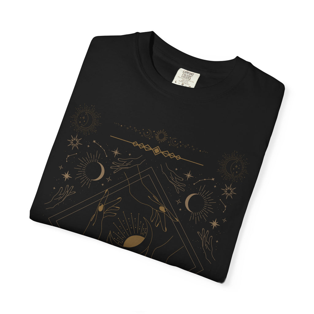 Celestial Moon Phases T-Shirt — Mystic Astrology Graphic Tee
