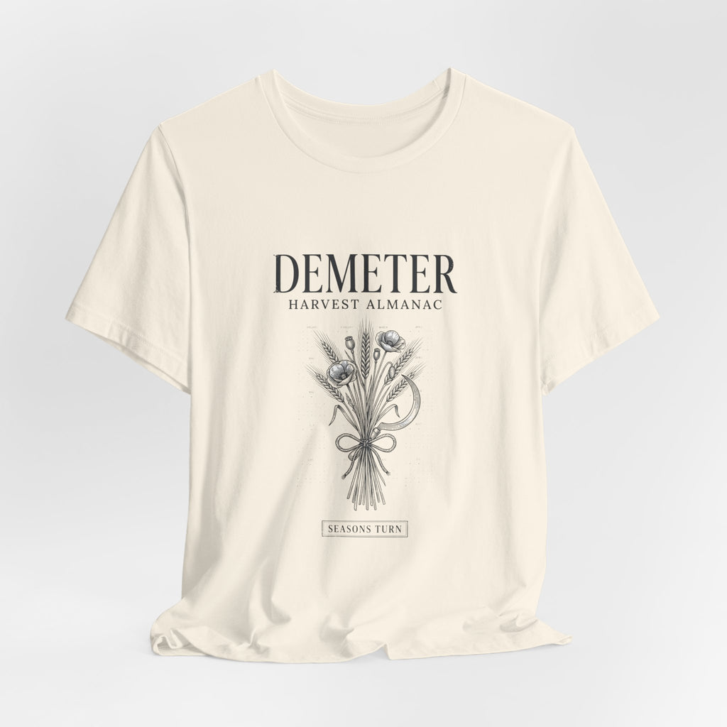 Demeter Harvest Almanac T-Shirt | Greek Mythology, Mythcore