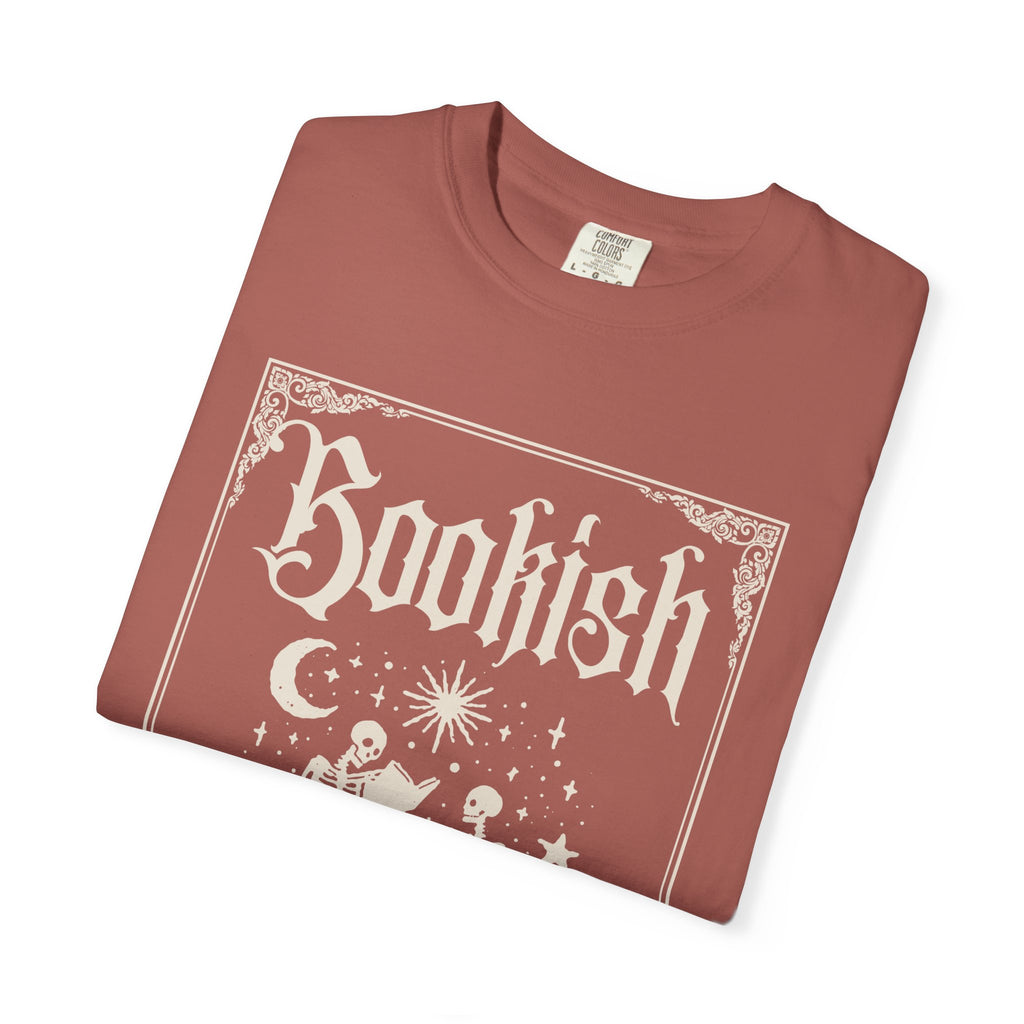 Bookish Skeletons T-Shirt — Vintage Gothic 'Bookish' Graphic Tee