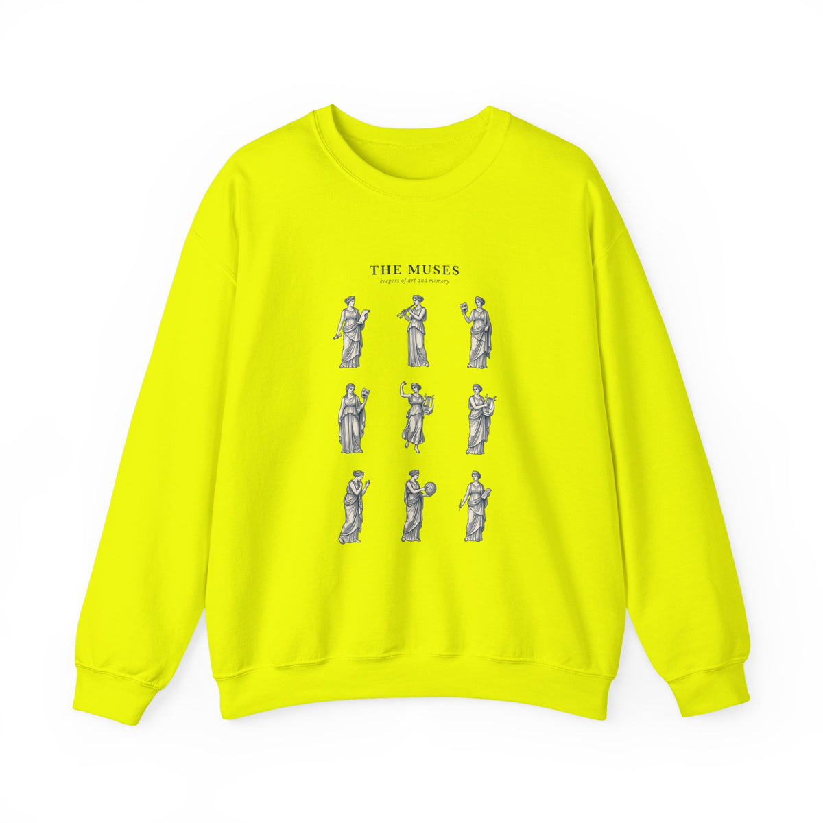 The Muses crewneck sweatshirt | Greek mythology, mythcore, classical art