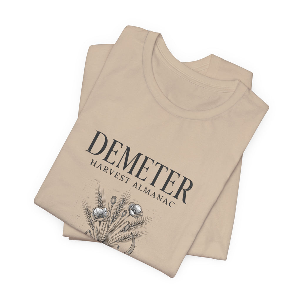 Demeter Harvest Almanac T-Shirt | Greek Mythology, Mythcore