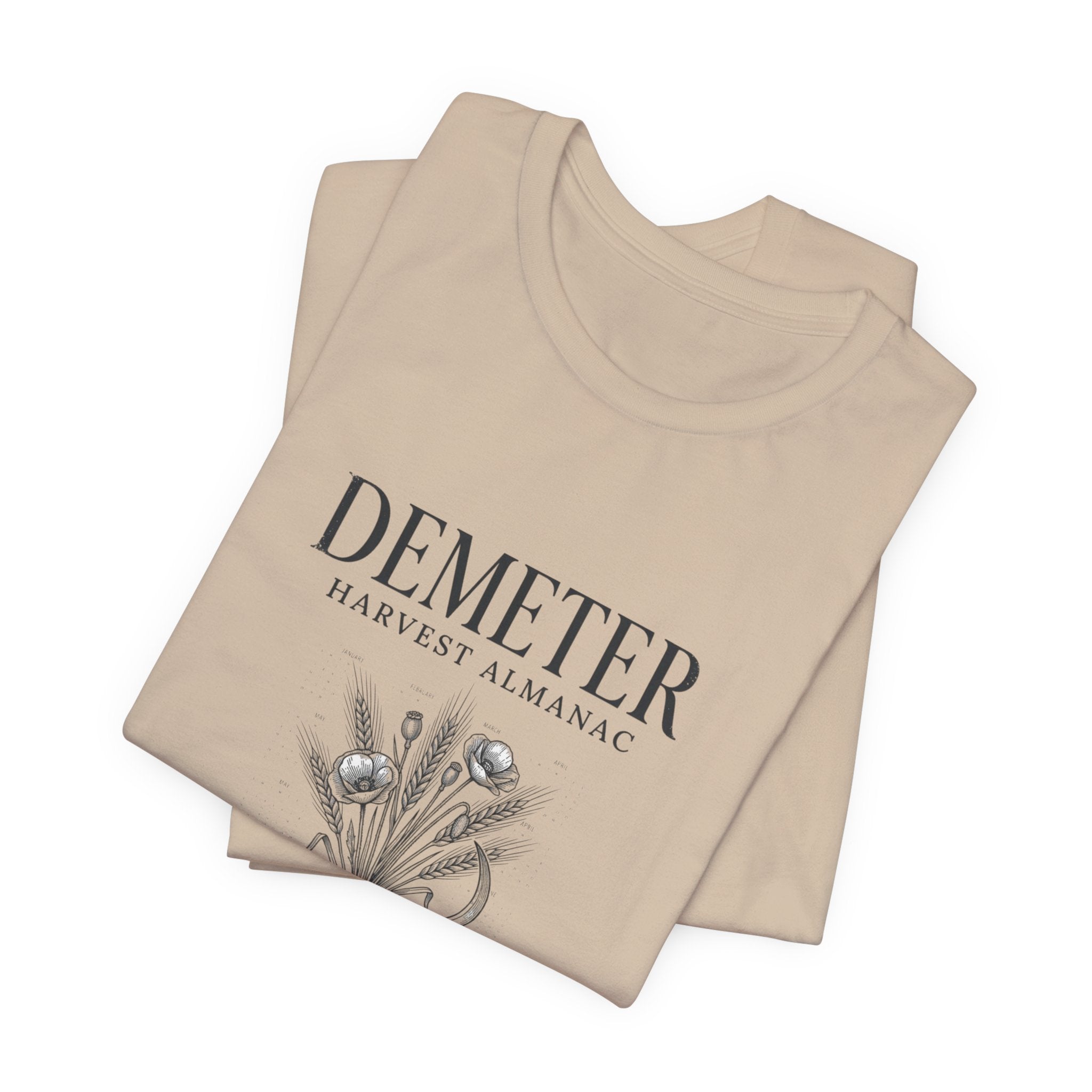 Demeter Harvest Almanac T-Shirt | Greek Mythology, Mythcore