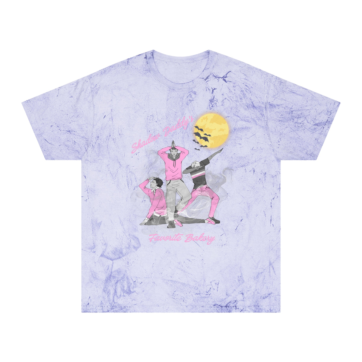 Retro Dance Crew Tie-Dye Tee — "Sweet Child" Graphic
