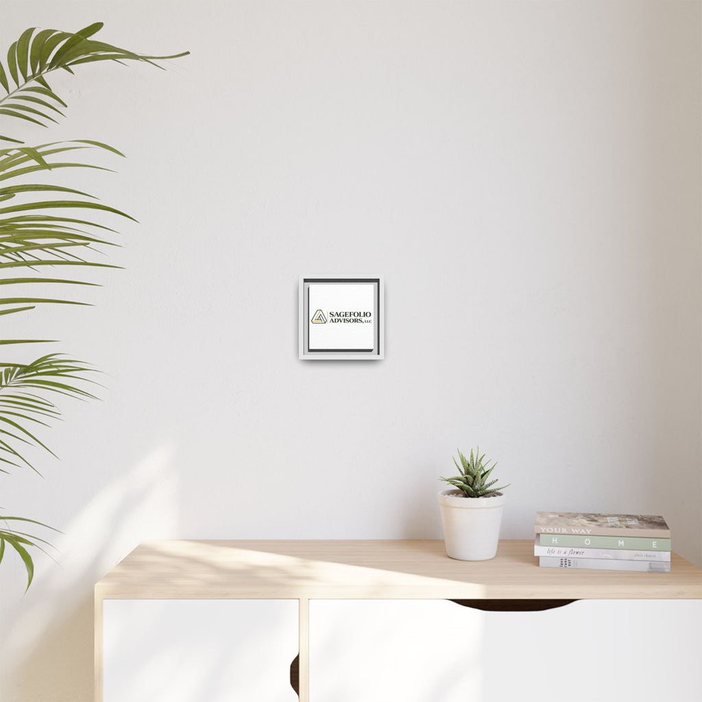 Framed Matte Canvas Wall Art — Sagefolio Advisors Logo