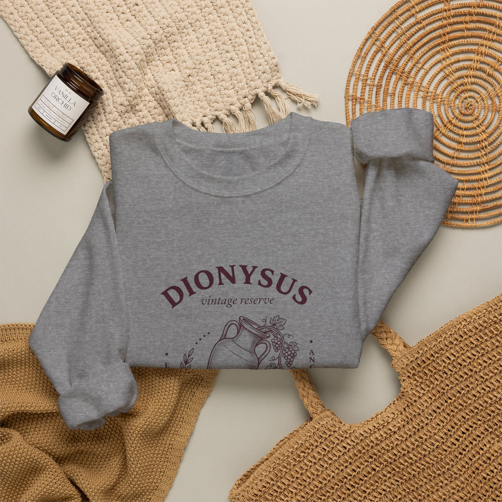 Dionysus Wine Society Crewneck Sweatshirt | Greek Mythology, Mythcore