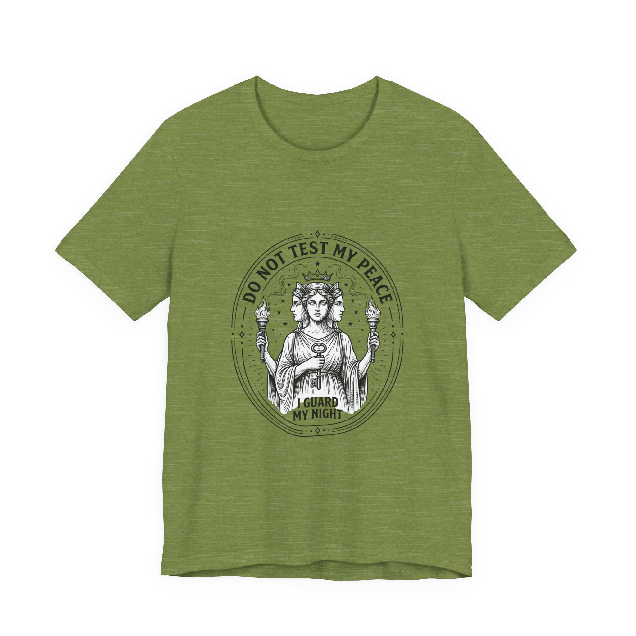 Do Not Test My Peace Guardian Illustration Tee | Greek Mythology, Mythcore