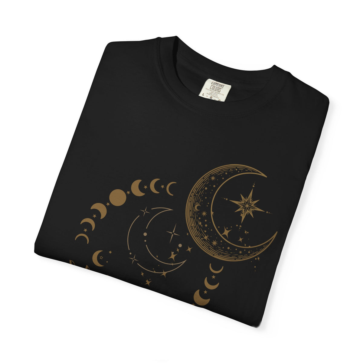 Moon Phase T-Shirt — Celestial Crescent & Phases Graphic Tee