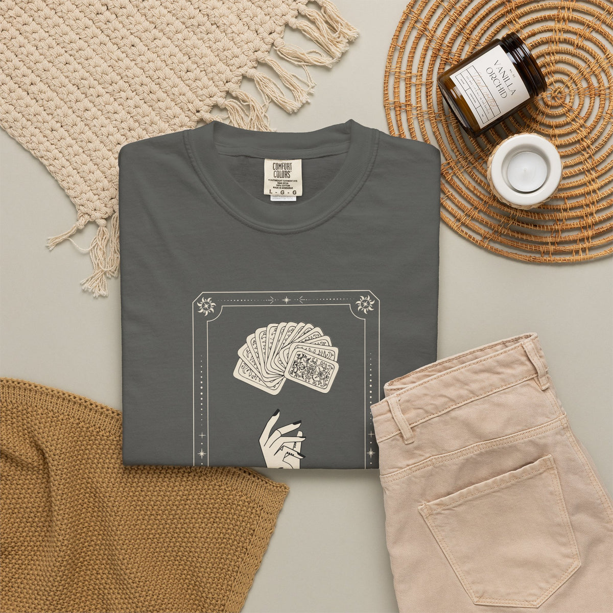 Tarot-Inspired 'Ace of Cups' Graphic T-Shirt — Minimal Occult Tee