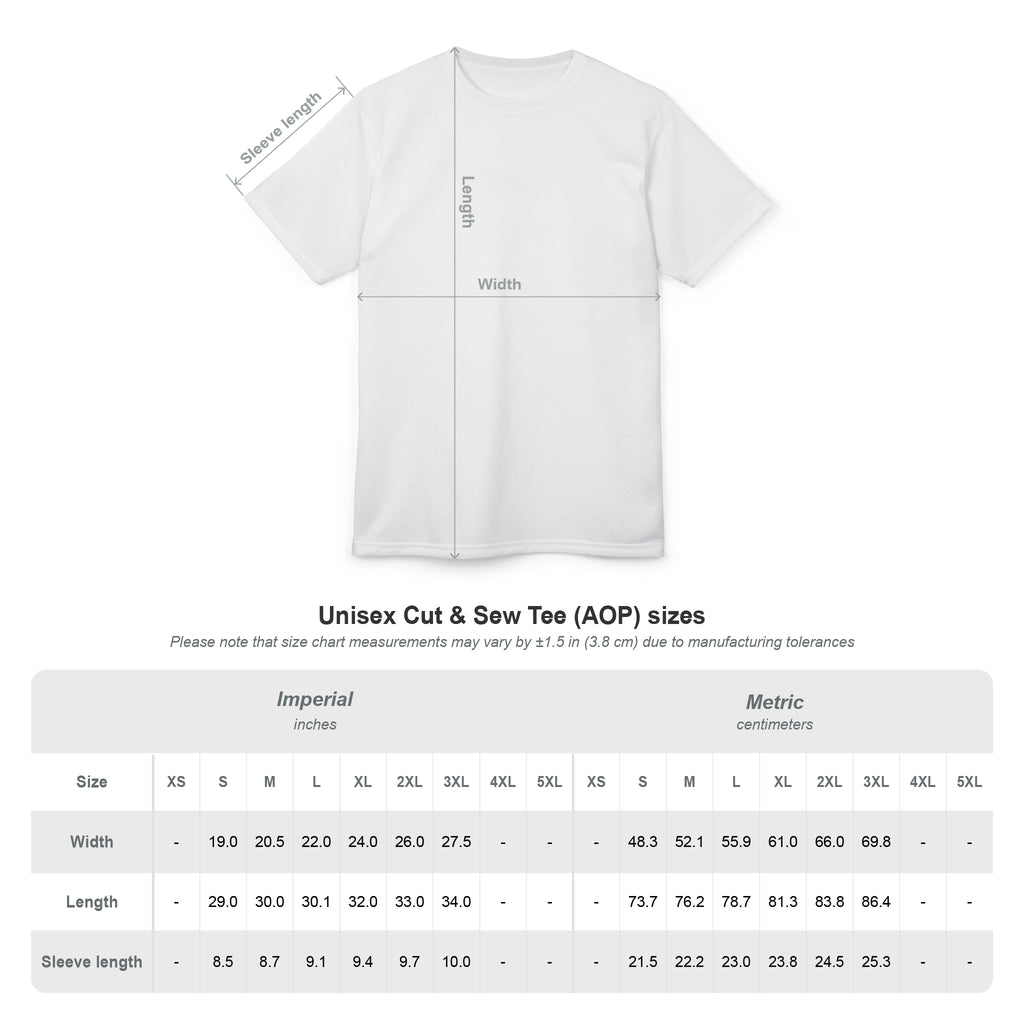 SageFolio Advisors Minimalist Triangle Pattern All-Over Print T-Shirt