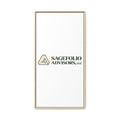 Framed Matte Canvas Wall Art — Sagefolio Advisors Logo