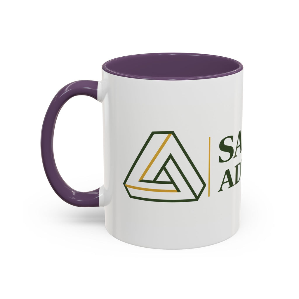 Sagefolio Advisors Logo Accent Coffee Mug — Branded Business Mug (11/15oz)