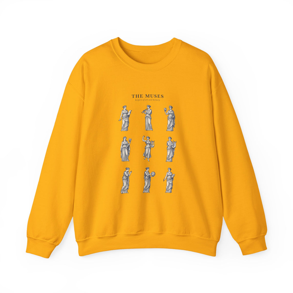 The Muses crewneck sweatshirt | Greek mythology, mythcore, classical art