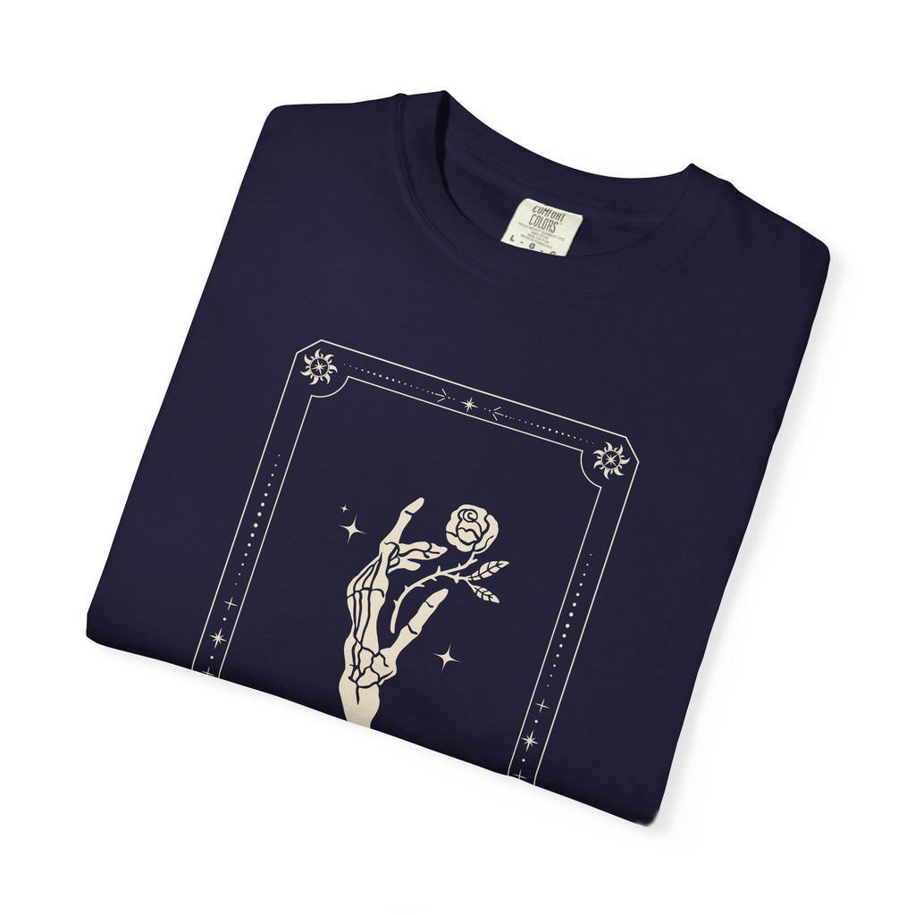 Tarot Skeleton Tee — The Chariot Illustration Graphic T-Shirt