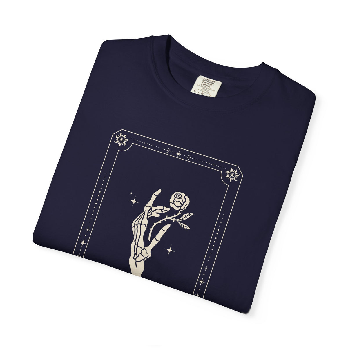 Tarot Skeleton Tee — The Chariot Illustration Graphic T-Shirt