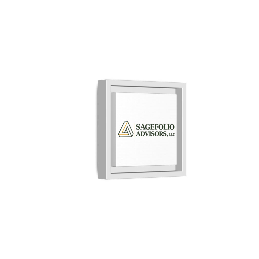 Framed Matte Canvas Wall Art — Sagefolio Advisors Logo