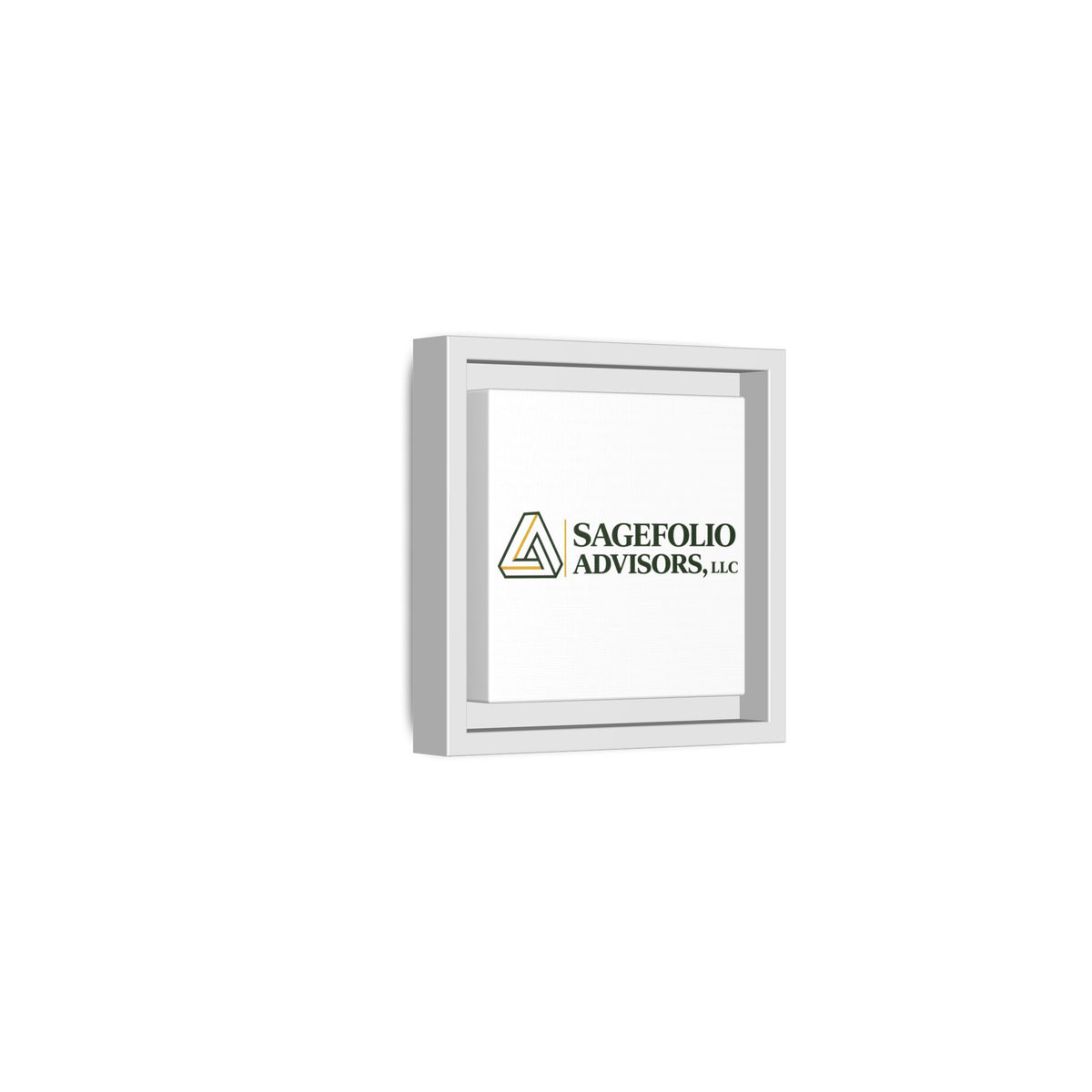 Framed Matte Canvas Wall Art — Sagefolio Advisors Logo