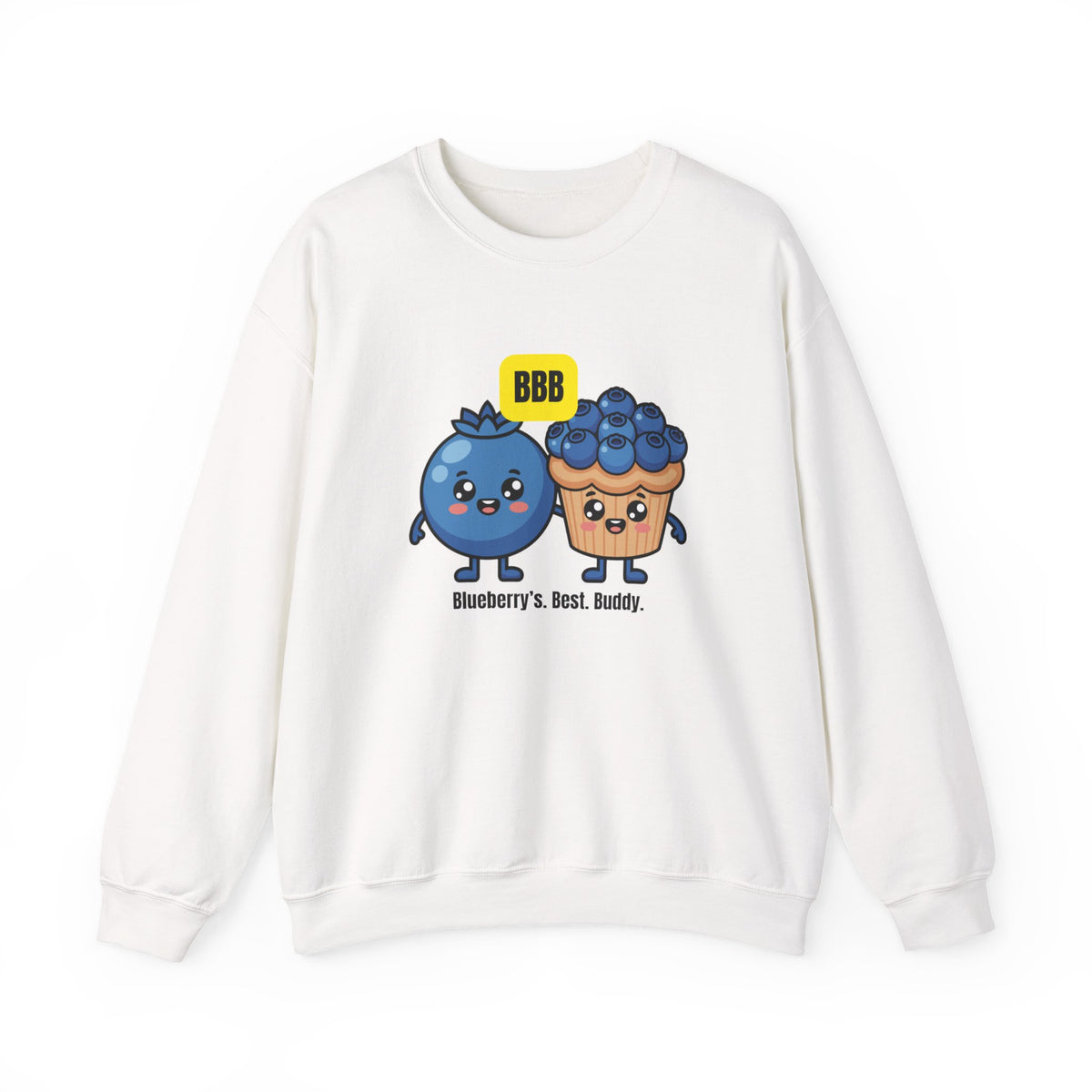 Blueberry Best Buddy Crewneck Sweatshirt