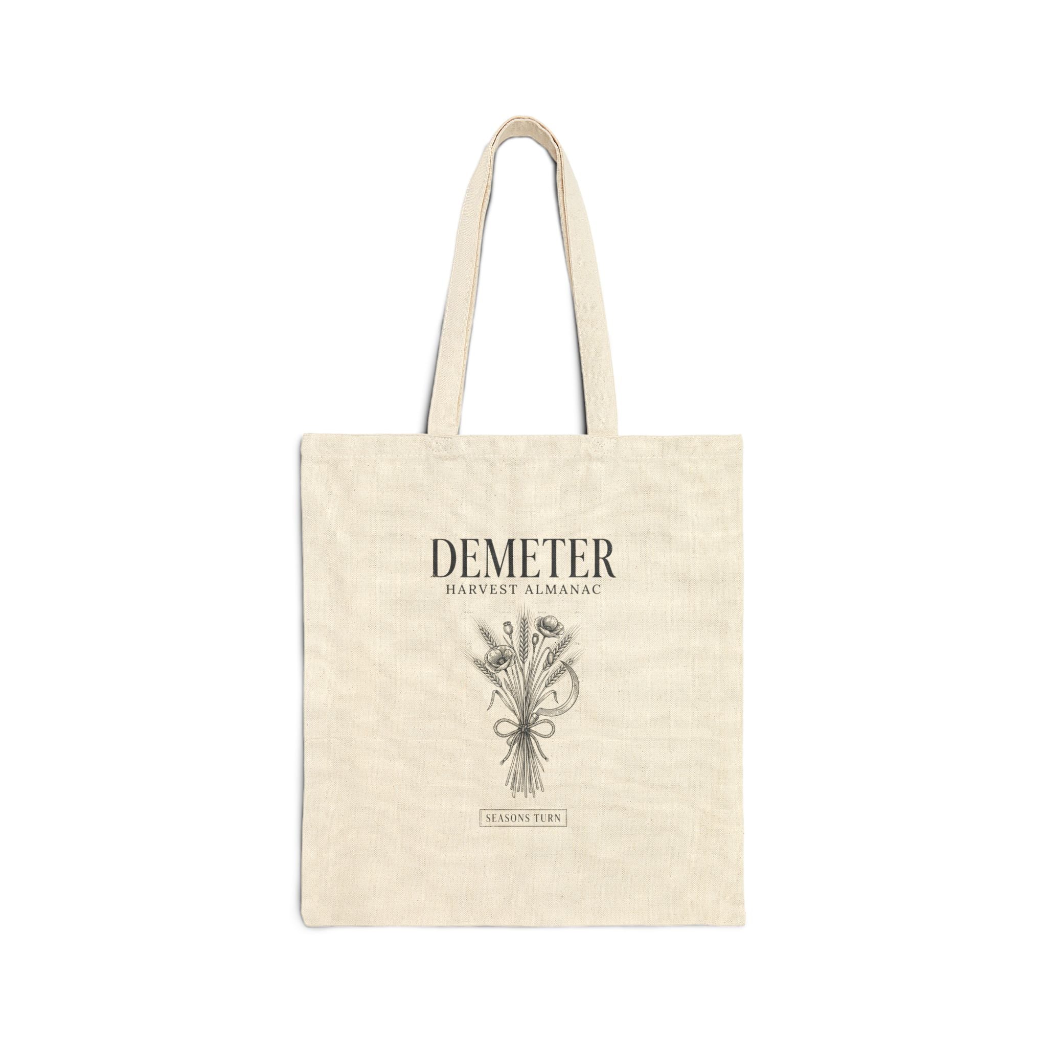Demeter Harvest Almanac Tote | Greek Mythology, Mythcore Classic Art