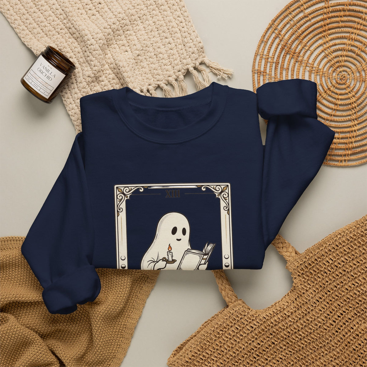 Ghost Reader tarot card Sweatshirt | Spooky Reader, Halloween bookish