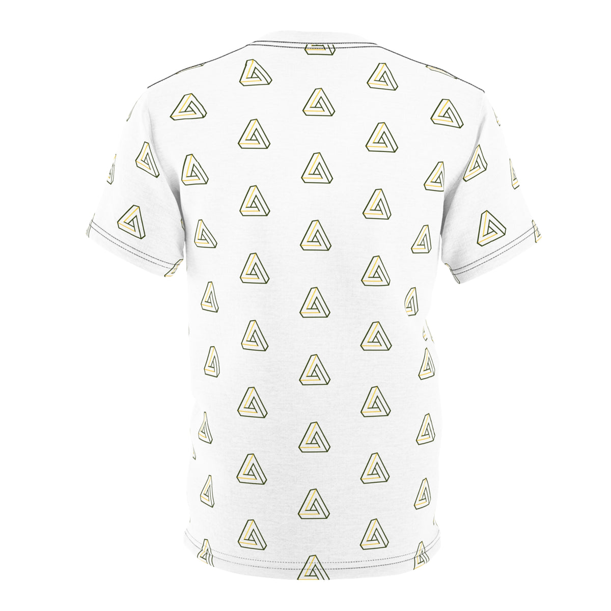 SageFolio Advisors Minimalist Triangle Pattern All-Over Print T-Shirt