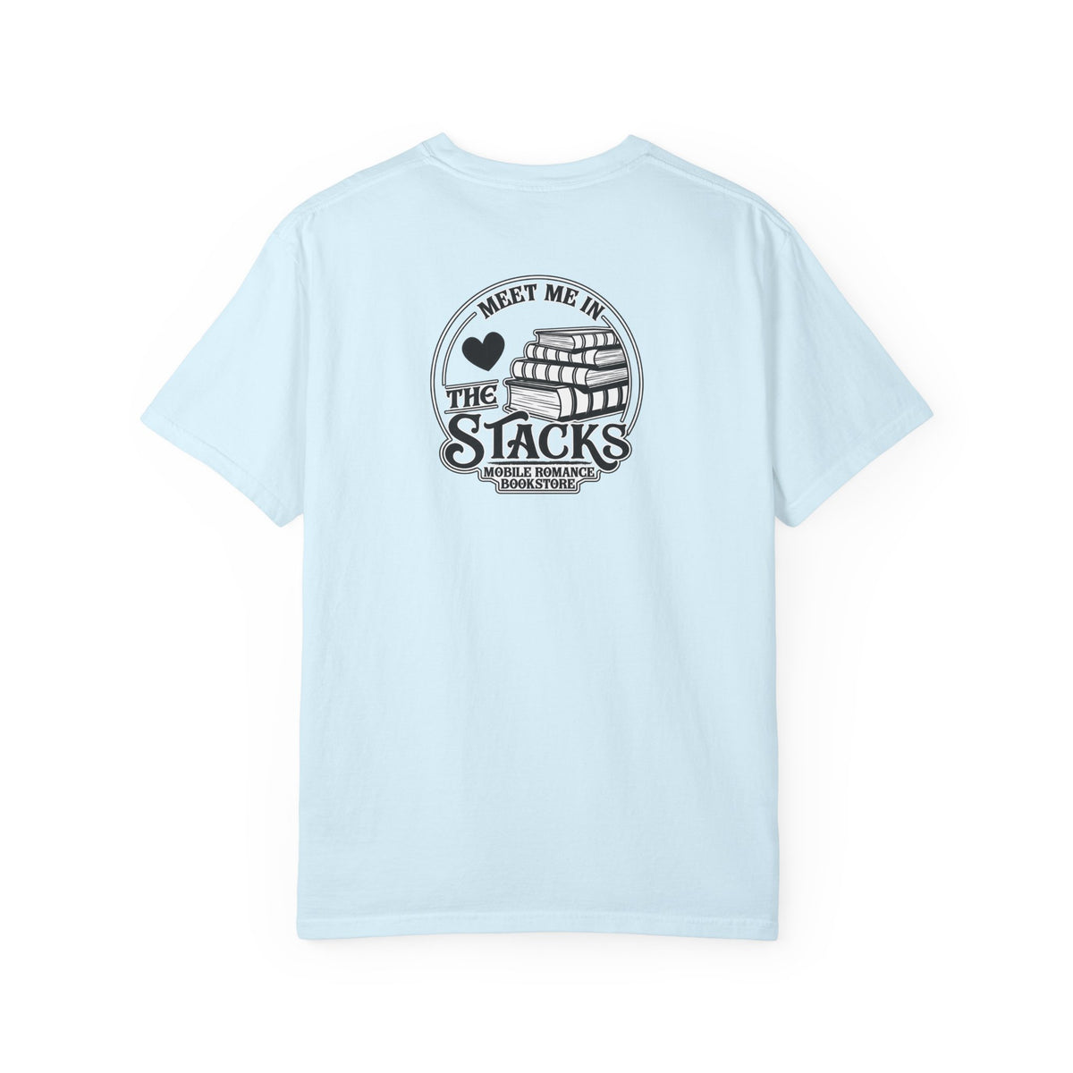 Book Lover T-Shirt — “Meet Me in the Stacks” Library Graphic Tee
