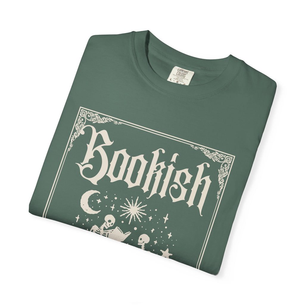 Bookish Skeletons T-Shirt — Vintage Gothic 'Bookish' Graphic Tee