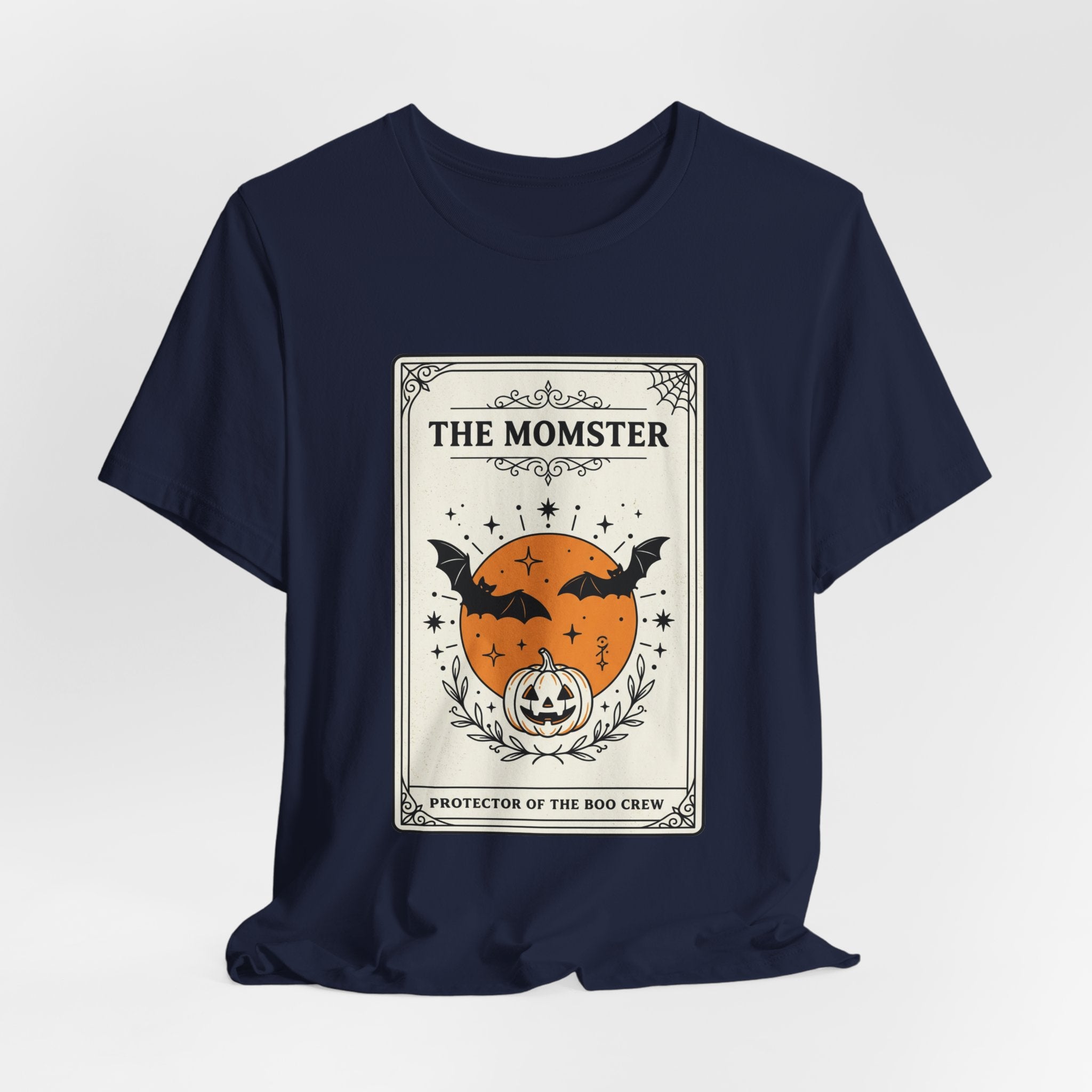 Momster Halloween Pumpkin Bat Tee | Momster Halloween T-Shirt
