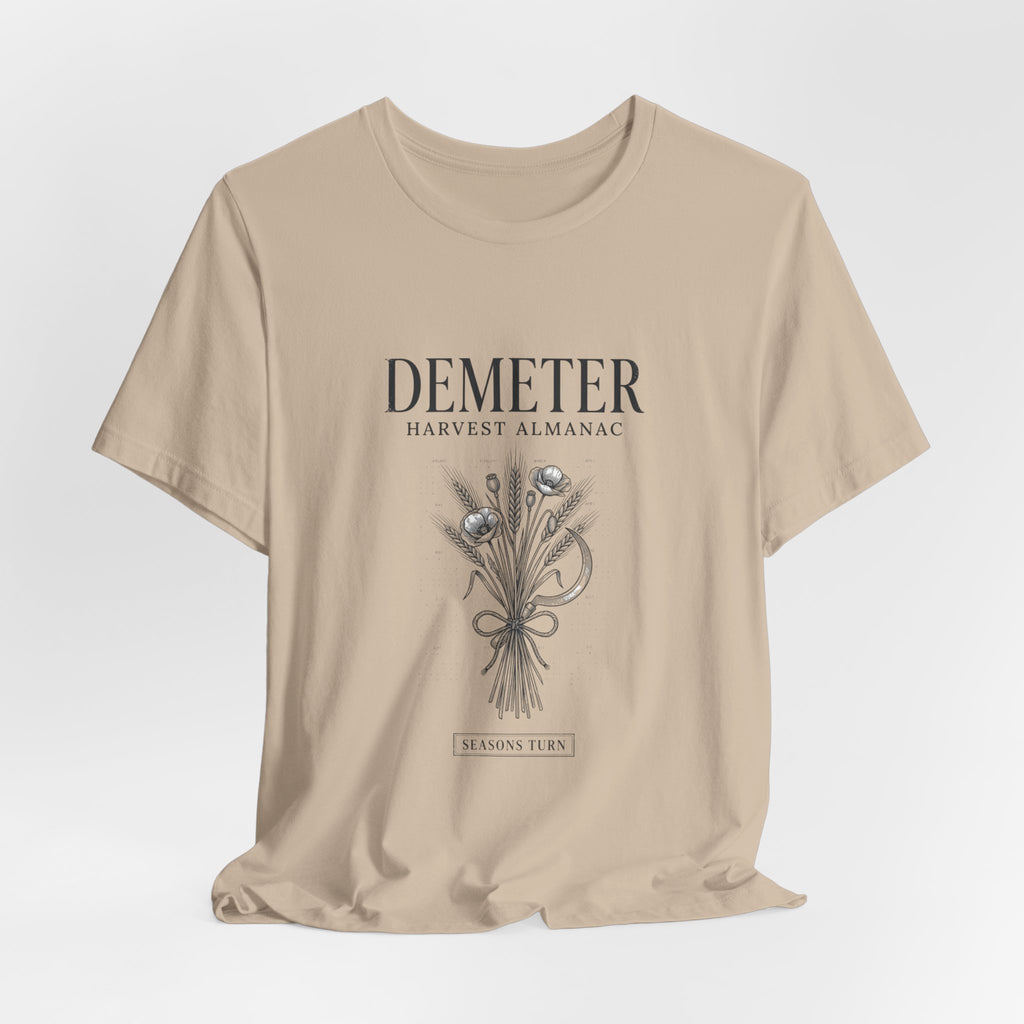 Demeter Harvest Almanac T-Shirt | Greek Mythology, Mythcore